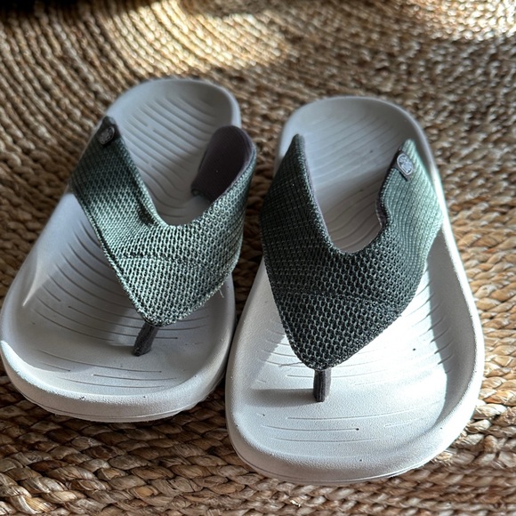 Hey Dude Olive and White Casual Shoes size  11 main image 5